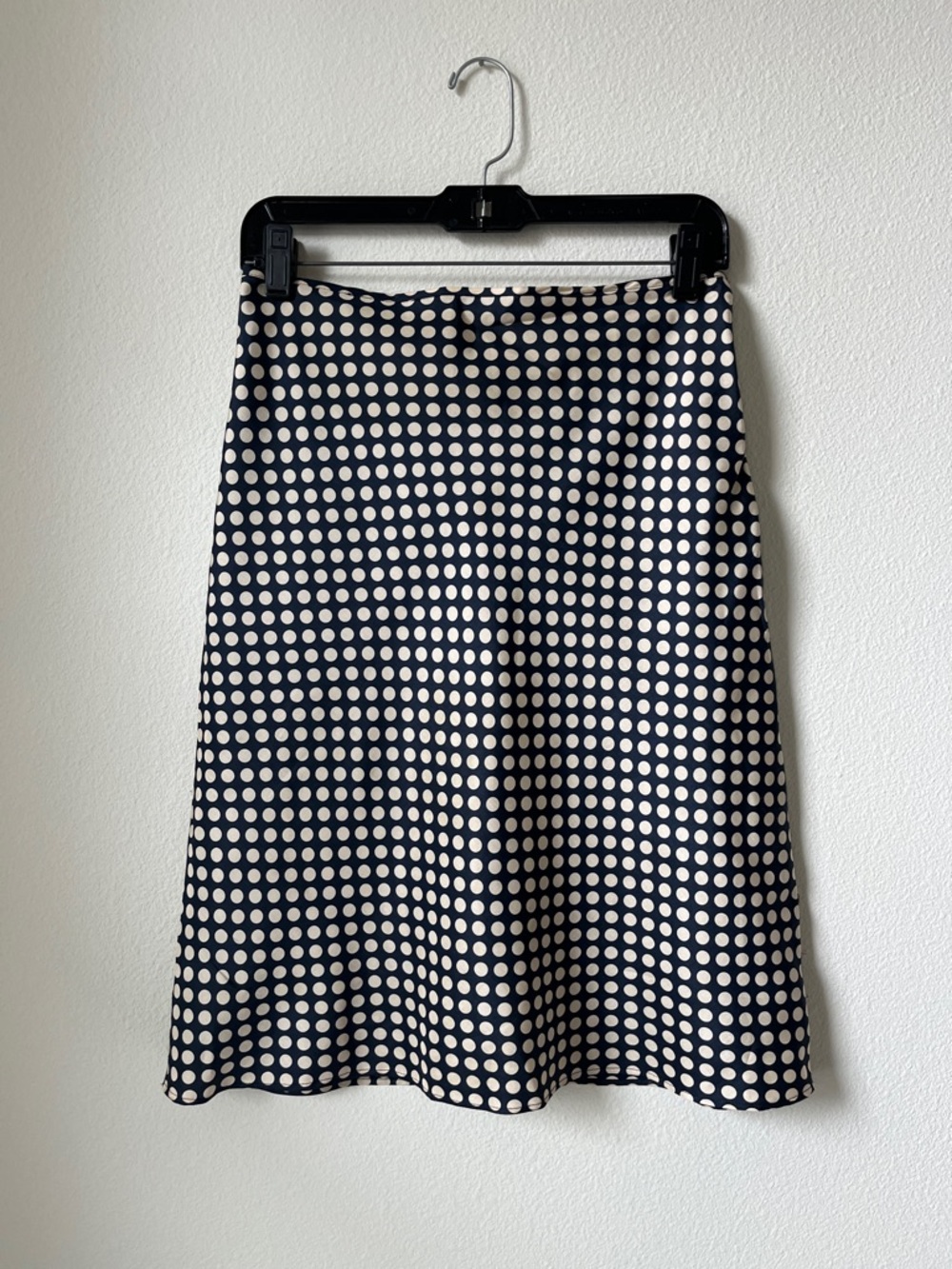 Vintage Polka Dot Satin Skirt